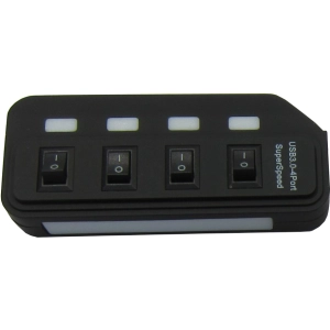 Lector de tarjetas / USB-hub Lapara LA-USB305