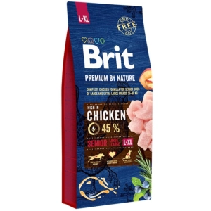 Comida para perros Brit Premium Senior L+XL 15 kg