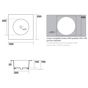 Lavabo AXA Skyland 32134