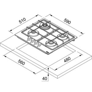 Franke FHSM 604 4G OA E