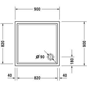 Duravit Starck Slimline 720115