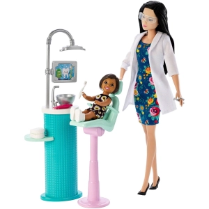 Muñeca Barbie Dentist Doll and Playset FXP17