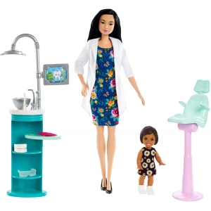 Barbie Dentist Doll and Playset FXP17