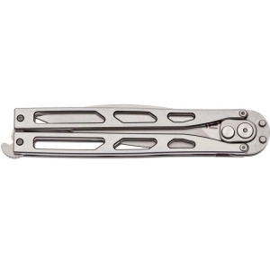 Artisan Kinetic Balisong Steel Silver