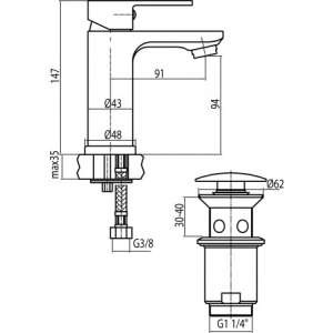 Batidora Valvex Tube 2454810