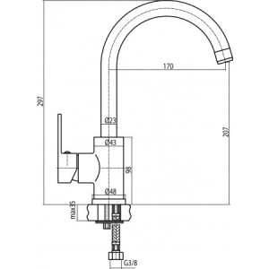 Mezclador Valvex Tube 2454860