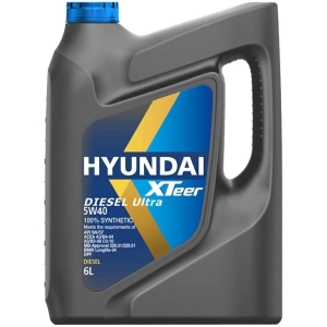 Aceite de motor Hyundai XTeer Diesel Ultra 5W-40 6L