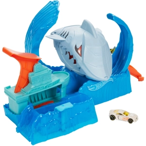 Seguimiento automático / ferrocarril Hot Wheels Robo Shark Frenzy