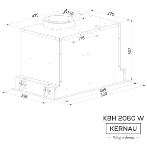 Kernau KBH 2060 W Glass