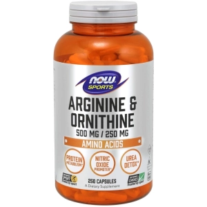 Aminoácidos Now Arginine/Ornithine 100 cap