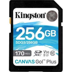 ¡Tarjeta de memoria Kingston SDXC Canvas Go! Plus 256 GB