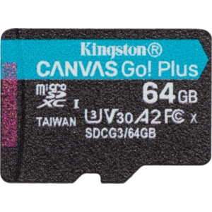 Tarjeta de memoria Kingston microSDXC Canvas Go! Plus