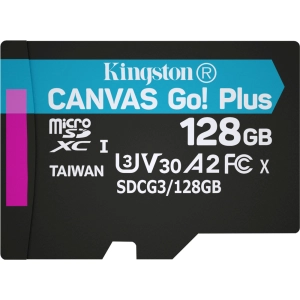 ¡Tarjeta de memoria Kingston microSDXC Canvas Go! Plus 128 GB