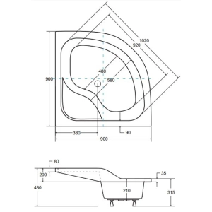 Besco Oliver II 90x90