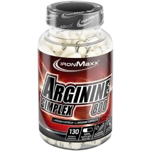 Aminoácidos IronMaxx Arginine Simplex 800 130 cap