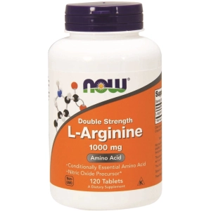 Aminoácidos Now L-Arginine 1000 mg 120 tab