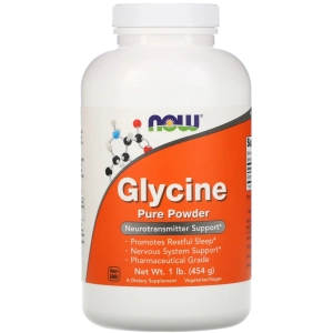 Aminoácidos Now Glycine Pure Powder 454 g