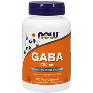 Aminoácidos Now GABA 750 mg