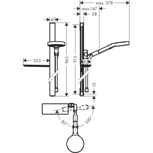 Hansgrohe Rainfinity 130 27671000