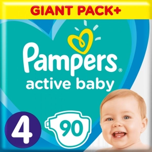 Pañales Pampers Active Baby 4 / 90 pcs