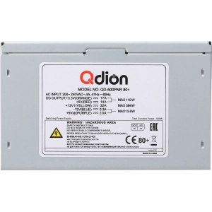 Fuente de alimentación QDION QD-500PNR 80+