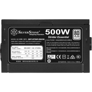 Fuente de alimentación SilverStone Strider 80+