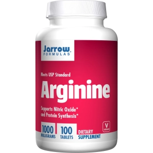 Aminoácidos Jarrow Formulas Arginine 1000 mg 100 tab