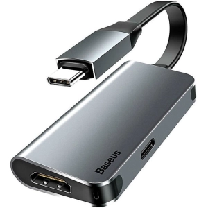 Lector de tarjetas / USB-hub BASEUS Little Box USB-C to USB-C+HDMI