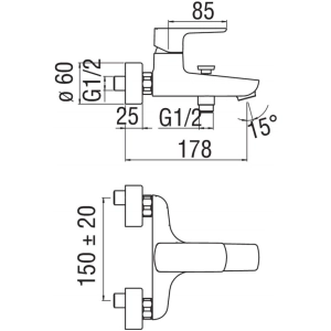 Nobili Rubinetterie Acquaviva VV103110-1-CR