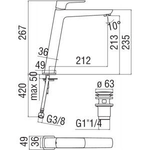 Nobili Rubinetterie Acquaviva VV103128-2-CR