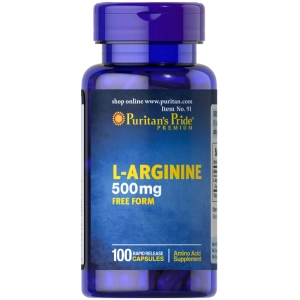 Aminoácidos Puritans Pride L-Arginine 500 mg 100 cap