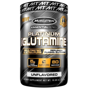 Aminoácidos MuscleTech Platinum 100% Glutamine 302 g