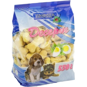 Comida para perros Priroda Dessert Croissants Egg 0,55 kg