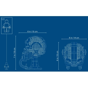 Lego TIE Fighter Pilot Helmet 75274