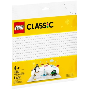 Constructor Lego White Baseplate 11010