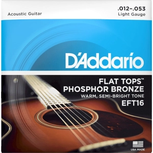 Cadenas DAddario Flat Top Phosphor Bronze 12-53