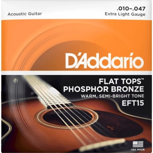 Cadenas DAddario Flat Top Phosphor Bronze 10-47