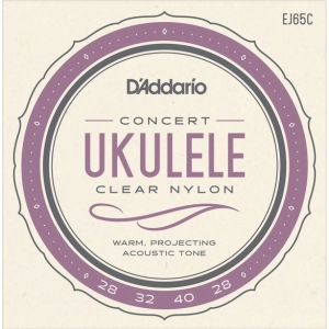 Cadenas DAddario Clear Nylon Ukulele Concert