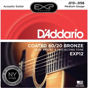 Cuerdas DAddario EXP Coated 80/20 Bronze 13-56