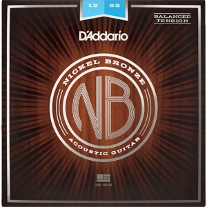 Cadenas DAddario Nickel Bronze Balanced 12-52