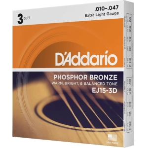 DAddario Phosphor Bronze 3D 10-47