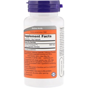 Now L-Carnitine 500 mg 60 cap