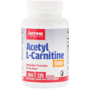 Quemador de grasa Jarrow Formulas Acetyl L-Carnitine 500 120 cap