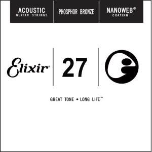 Cadenas Elixir Acoustic Nanoweb Phosphor Bronze Single 27