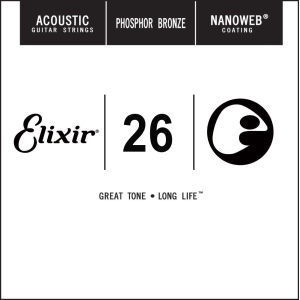 Cadenas Elixir Acoustic Nanoweb Phosphor Bronze Single 26