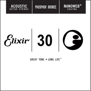 Cadenas Elixir Acoustic Nanoweb Phosphor Bronze Single 30