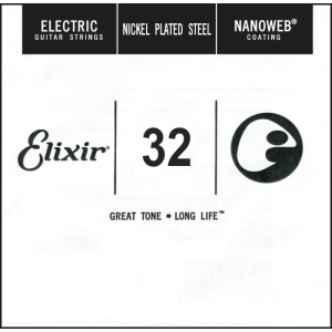 Cadenas Elixir Electric Nanoweb Nickel Plated Steel Single 32