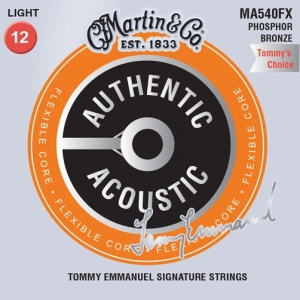 Cadenas Martin Authentic Acoustic Flexible Core 92/8 Phosphor Bronze 12-54