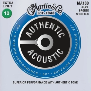 Cadenas Martin Authentic Acoustic SP Bronze 12-String 10-47