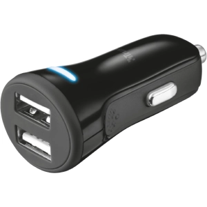 Cargador Trust 20W Fast Car Charger with 2 USB ports